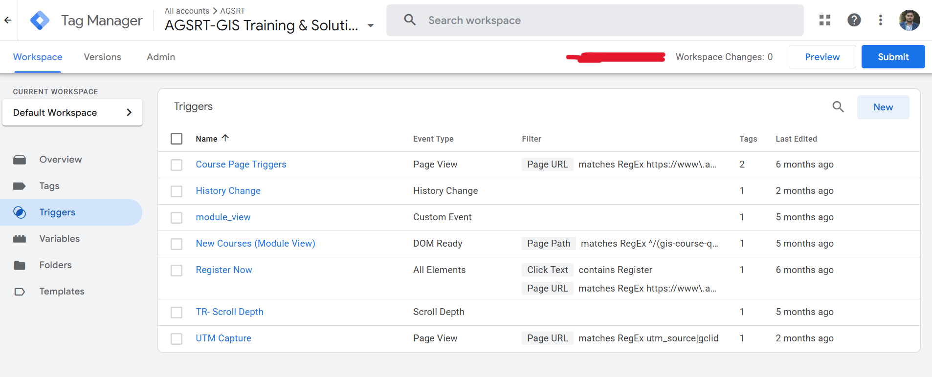 GTM — Triggers Configuration